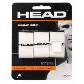 Head Prime Pro | 3 pcs Pack | Overgrip | WH