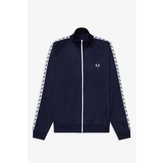Fred Perry Taped Track Jacket | Herren | CARBON BLUE |