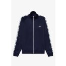Fred Perry Taped Track Jacket | Herren | CARBON BLUE |