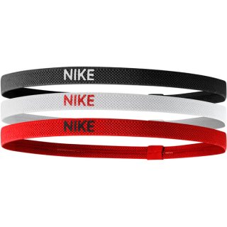 Nike Elastic Hairbands | 3 Pack | black/white/red |