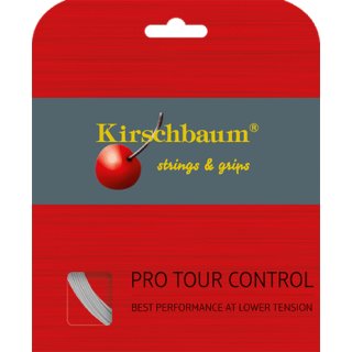 Kirschbaum PRO TOUR CONTROL | Tennissaite | 12M SET | silvert |