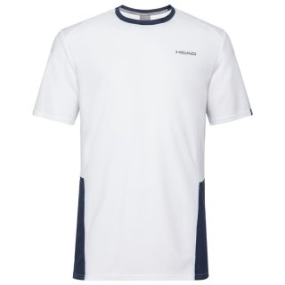 HEAD Club Technical T-Shirt | Kinder | weiß/navy | 140