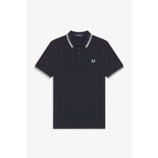 Fred Perry Twin Tipped Shirt | Herren | NAVY/WHITE |
