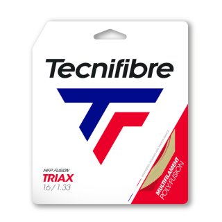 Tecnifibre TRIAX Tennissaite | 12M Set | Natural 