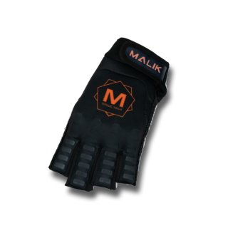 Malik Pro Glove 21/22 Hockeyhandschuh | Feld |  linke Hand | schwarz/orange |