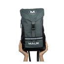 MALIK Backpack | Unisex l grau/schwarz l