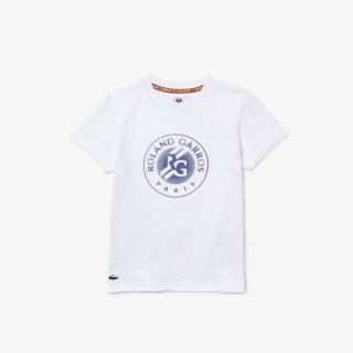 Lacoste T-Shirt | Kinder | White/Navy |