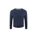 TC 1899 BW V-Neck Sweater | Unisex | navy |