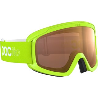 POCito Opsin Skibrille | Kinder | Fluorescent Yellow/Green/Clarity POCito | ONE SIZE