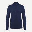 Lasse Kjus Cashmere Luxe Half-Zip Pullover | Damen | Atlanta Blue |
