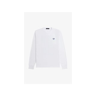 Fred Perry Graphic Soundwaves Long Sleeve | Herren | White |