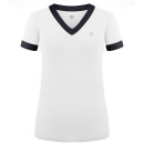 Poivre Blanc T-Shirt | Damen | white/oxford blue  |