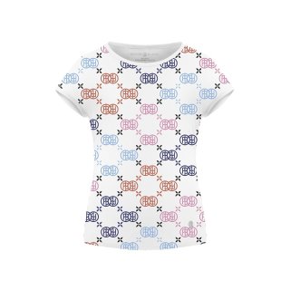 Poivre Blanc T-Shirt | Mädchen | monogram white |