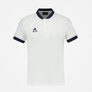 Le Coq Sportif TENNIS Polo SS N87 | Herren | new optical white/dress blues |