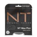 Dunlop NT MAX PLUS Tennissaite | 12M Set | Schwarz | 125