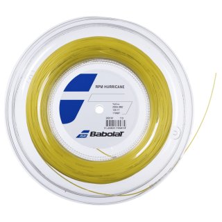 Babolat RPM Hurricane Tennissaite| 200M Rolle  | Yellow | 130