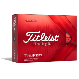 Titleist TruFeel Golfball | 12 Stk | rot |