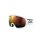 POC Fovea Skibrille | Unisex | Hydrogen White/Partly Sunny Orange | One Size