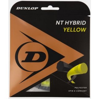 Dunlop NT HYBRID  Tennissaite | 12M SET |  Yellow |131-125