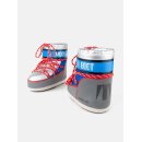 Moon Boot Icon Low Space Racing | Unisex | SILVER/BLUE/RED |