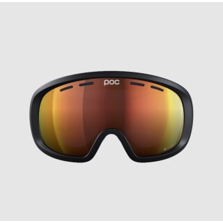 POC  Fovea Mid | Uranium Black/Partly Sunny Orange | ONE SIZE
