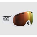 POC Fovea Mid Skibrille | Hydrogen White/Partly Sunny Orange | One Size