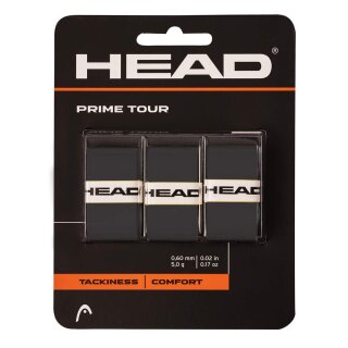 Head Prime Tour Overgrip | 3 Pack | black