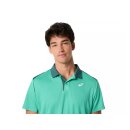 asics COURT POLO | Herren | AURORA GREEN |