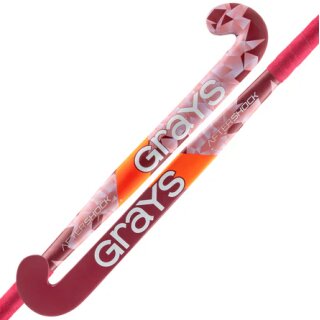 Grays STK AFTERSHOCK UB MC Hockeyschläger | Outdoor | Pink/Red |
