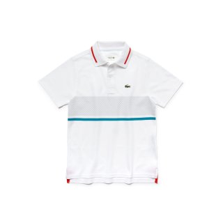 Lacoste Polo | Kinder | white türkis red |