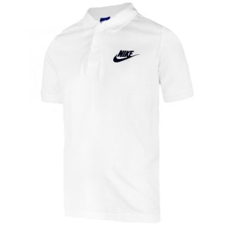Nike Polo | Kinder | white/blue |