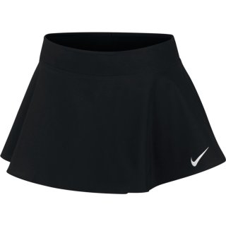 Nike Court Pure Tennisrock l M&auml;dchen l schwarz l