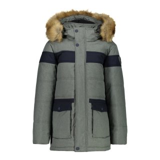 CMP Boy Long Jacket Zip Hood Winterjacke | Kinder | kaky/mel. |