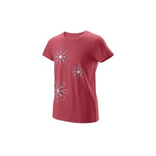 Wilson Floret Tech T-Shirt | Mädchen | berry |
