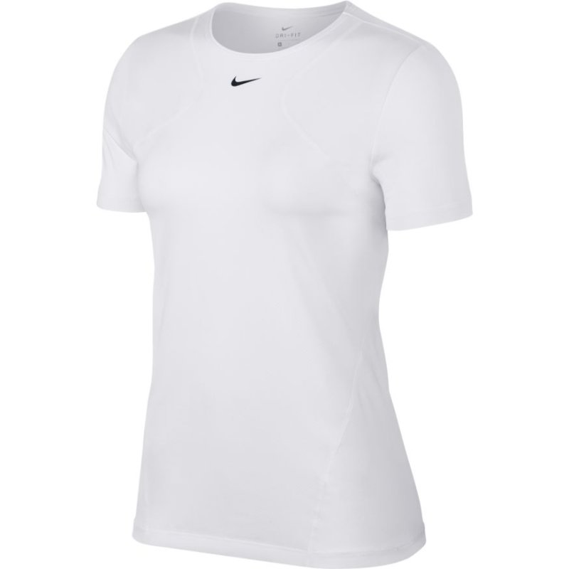 Edad adulta tofu ola Nike Pro T-Shirt für Damen (weiß) bei Hajo Plötz