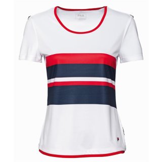 Fila Shirt "Samira" | Mädchen | white/ peacoat blue/red |