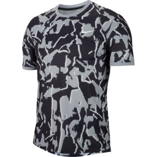 Nike Court Dri-Fit T-Shirt | Herren | grau/blau |