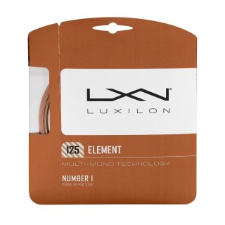 Luxilon Element Tennissaiite | 12,2M Set | Bronze | 125
