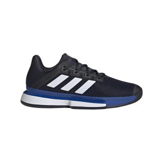 Adidas SoleMatch Bounce Tennisschuhe | Herren | Outdoor | schwarz/blau/weiß |