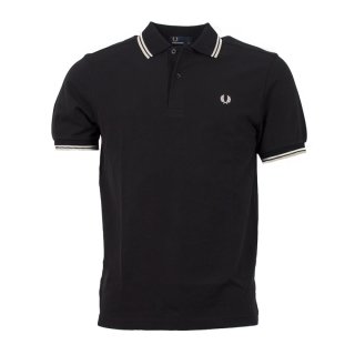 Fred Perry Twin Tipped Fred Perry Shirt | Herren | Black/Porc/Porce |