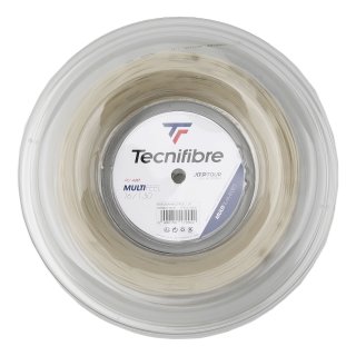 Tecnifibre Multifeel Tennissaite | 200M Rolle | Natural