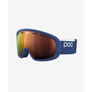 POC Fovea Mid Clarity Skibrille | lead blue clarity/spektris orange |