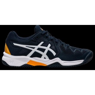 asics GEL-RESOLUTION 8 CLAY GS Tennisschuhe | Outdoor | Kinder | FRENCH BLUE WHITE |
