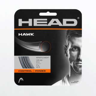 Head Hawk Tennissaite | 12M Set | Grey | 130