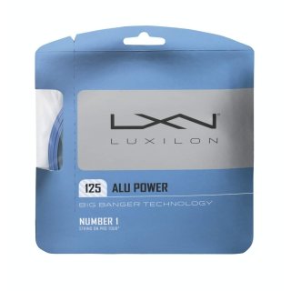 Luxilon Alu Power Tennissaite | 12M SET | Ice Blue | 125
