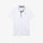 Lacoste Short Sleeved Ribbed Collar Shirt | Herren | white navy blue | 54
