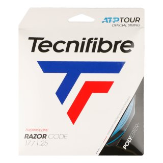 Tecnifibre RAZOR CODE Tennissaite | 12m SET | Blau | 125